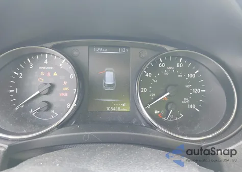 2017 Nissan Rogue Sv z USA, uszkodzony, nr VIN KNMAT2MT6HP583155